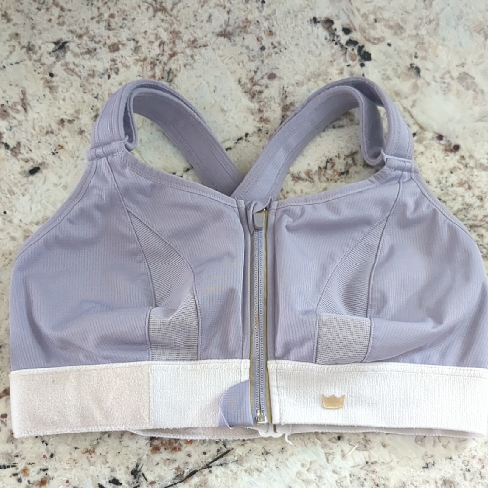 SHEFIT Lavender and Cream Sports Bra